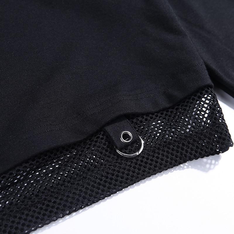 Gothic Cropped Skull Hoodie - Rebel Heat