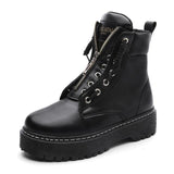 Gothic Leather Boots - Rebel Heat