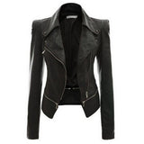Gothic Leather Jacket - Rebel Heat
