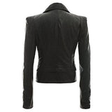 Gothic Leather Jacket - Rebel Heat
