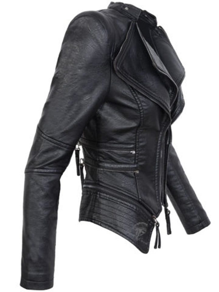 Gothic PU Jacket - Rebel Heat