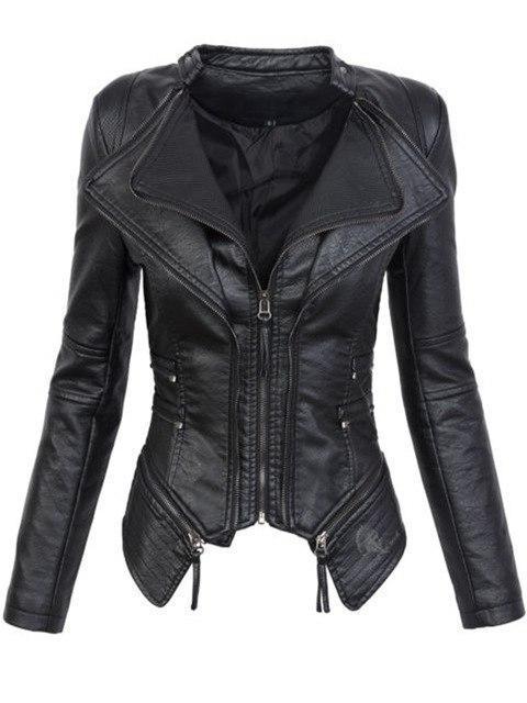 Gothic PU Jacket - Rebel Heat
