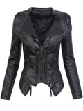 Gothic PU Jacket - Rebel Heat