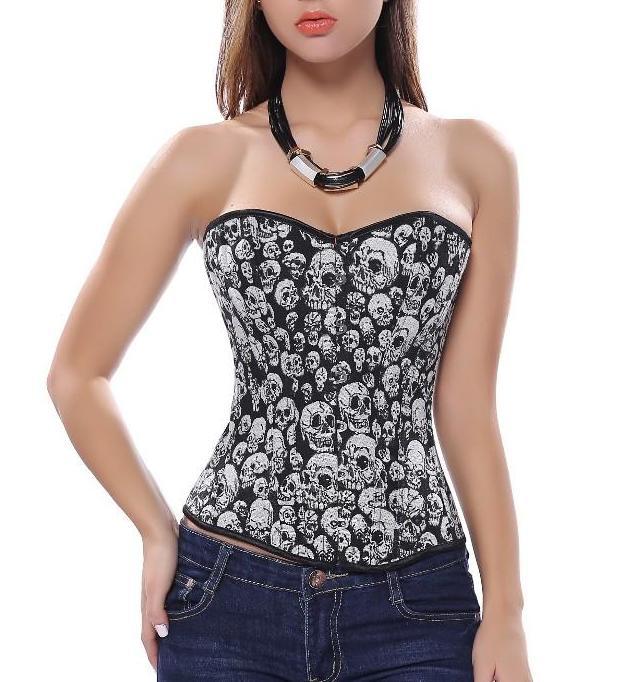 Gothic Skull Corset - Rebel Heat