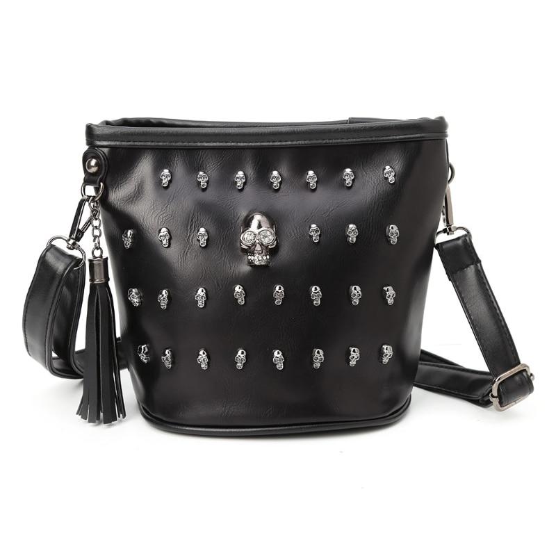 Gothic Skull Crossbody Handbag - Rebel Heat