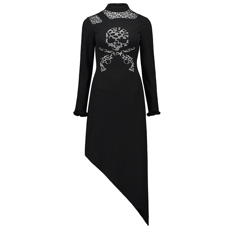 Gothic Skull Dress - Rebel Heat