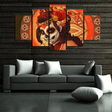 Gothic Skulls Canvas Art - Rebel Heat