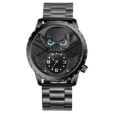 Green Eyes Winged Skull Watch - Rebel Heat