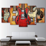 Guitars Cavas Art - Rebel Heat
