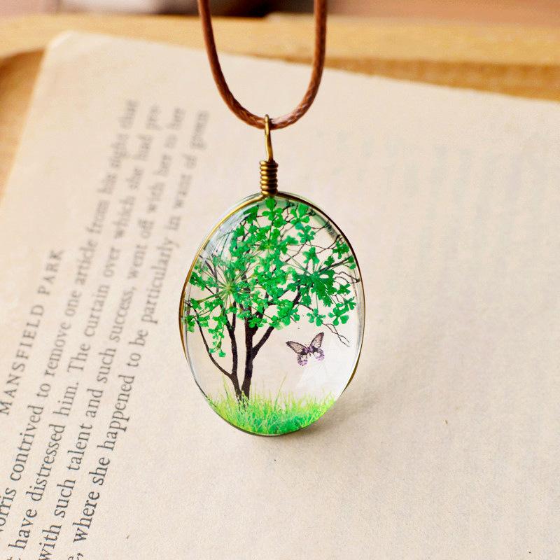 Hand Made Butterfly Garden Necklace - Rebel Heat