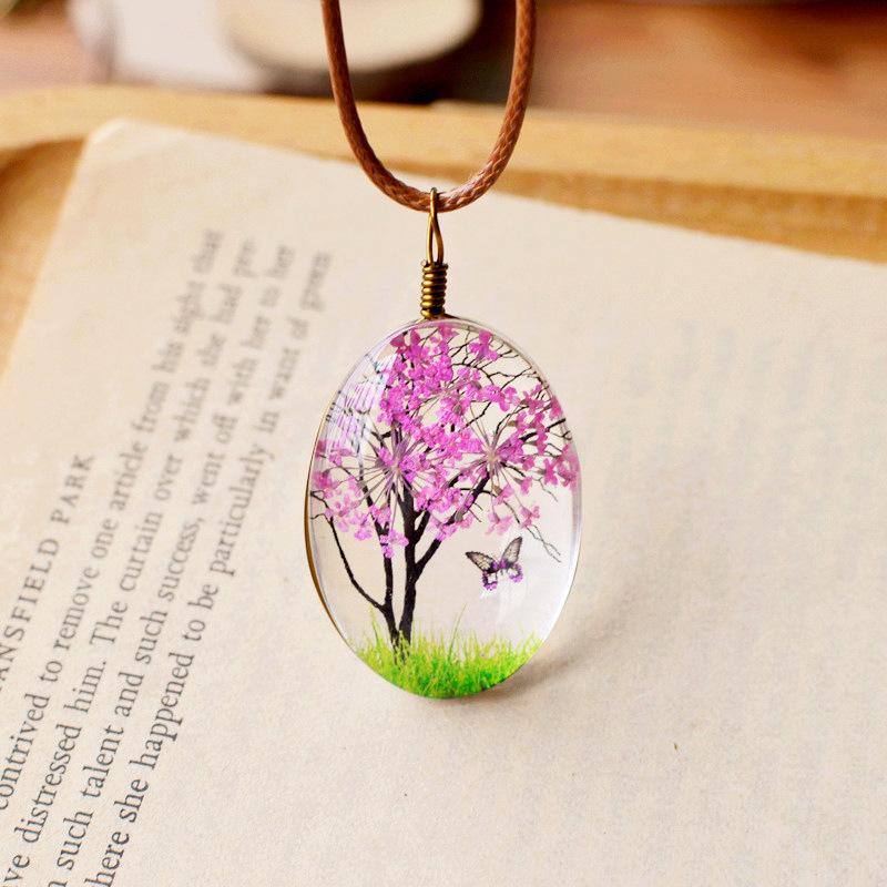 Hand Made Butterfly Garden Necklace - Rebel Heat