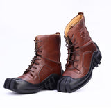 Handmade genuine cowhide Biker Boots - Rebel Heat