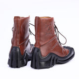 Handmade genuine cowhide Biker Boots - Rebel Heat