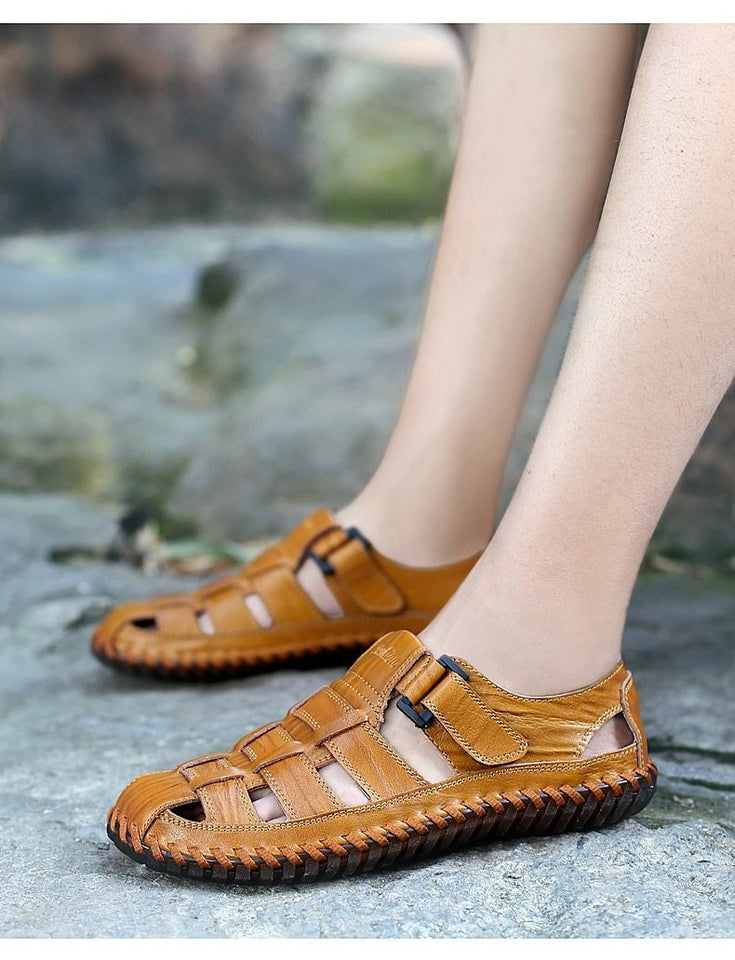 Handmade leather Men's Shoes for Summer - Rebel Heat
