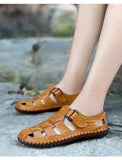 Handmade leather Men's Shoes for Summer - Rebel Heat