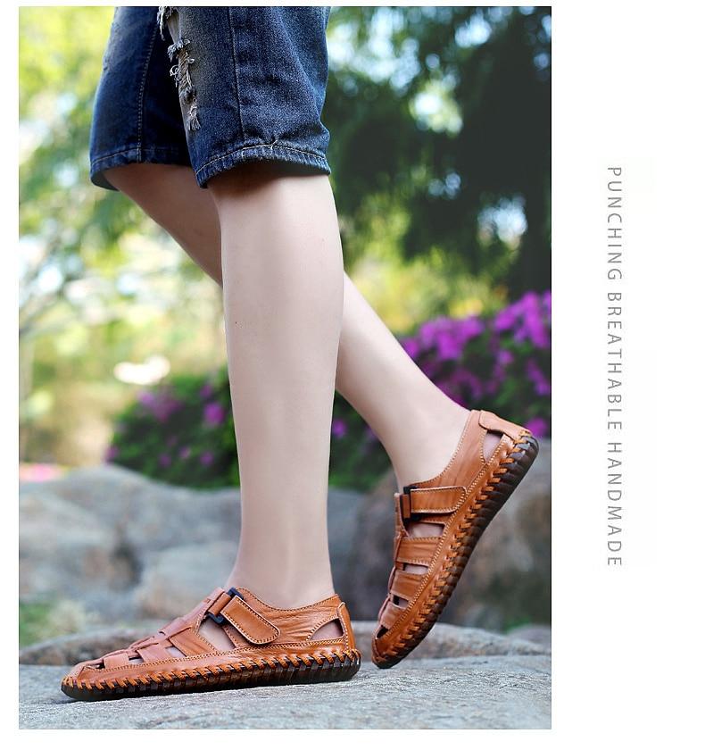 Handmade leather Men's Shoes for Summer - Rebel Heat
