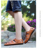 Handmade leather Men's Shoes for Summer - Rebel Heat