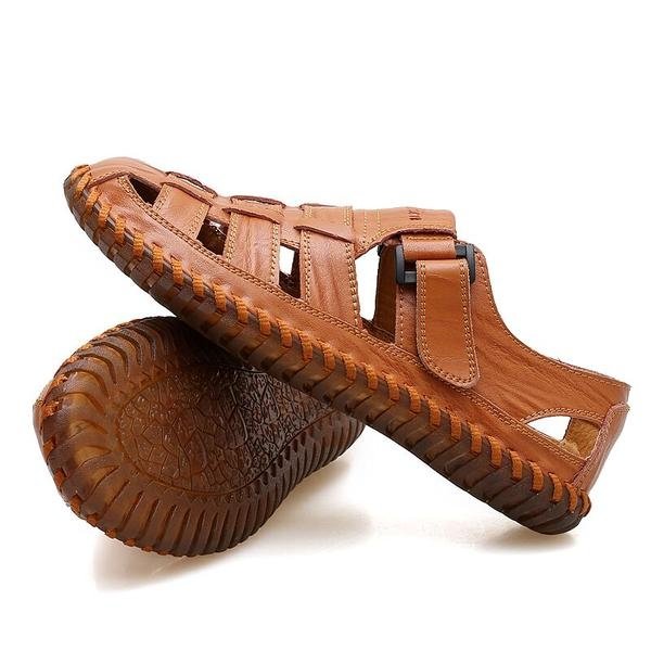 Handmade leather Men's Shoes for Summer - Rebel Heat