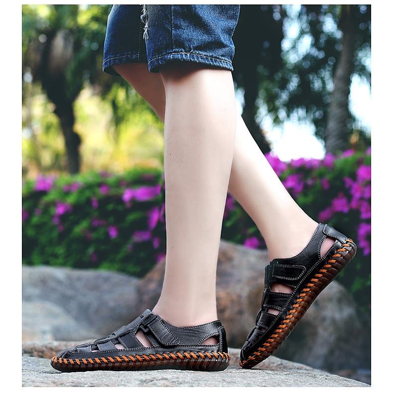 Handmade leather Men's Shoes for Summer - Rebel Heat