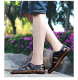 Handmade leather Men's Shoes for Summer - Rebel Heat