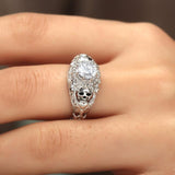 Heart Skull Ring - Rebel Heat