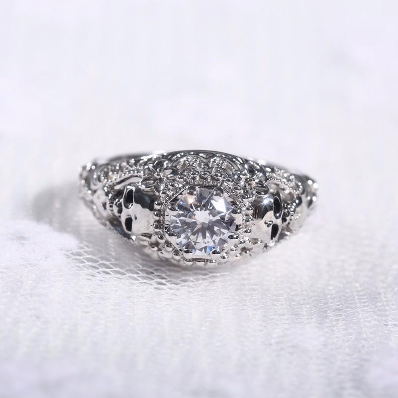 Heart Skull Ring - Rebel Heat