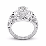 Heart Skull Ring - Rebel Heat