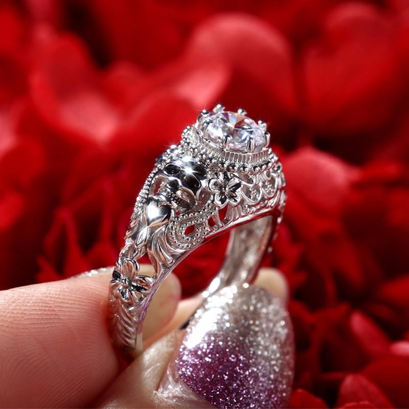Heart Skull Ring - Rebel Heat