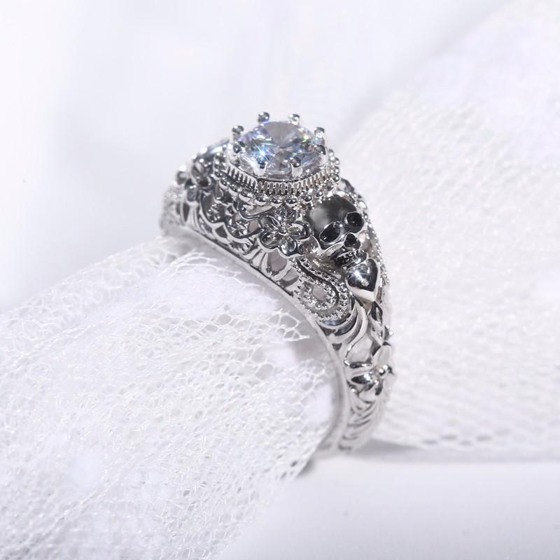 Heart Skull Ring - Rebel Heat