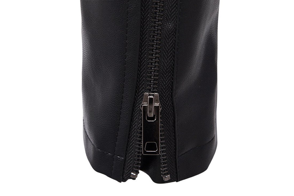 High Quality Biker Leather Jacket - Rebel Heat