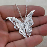 Hollow Butterfly Necklace - Rebel Heat
