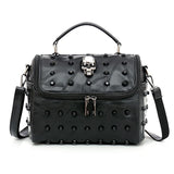 Leather Skull Handbag - Rebel Heat