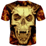 Limited Edition 3D Skull T-shirt - Rebel Heat