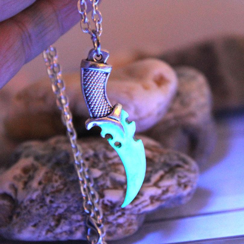 Luminous Dagger Necklace - Rebel Heat