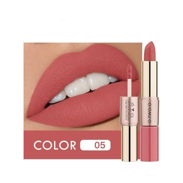 Matte Lipstick Duo - Rebel Heat