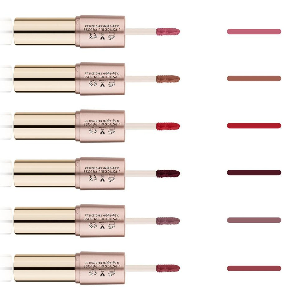 Matte Lipstick Duo - Rebel Heat