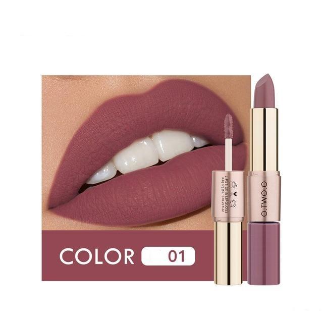 Matte Lipstick Duo - Rebel Heat
