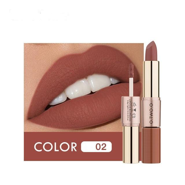 Matte Lipstick Duo - Rebel Heat