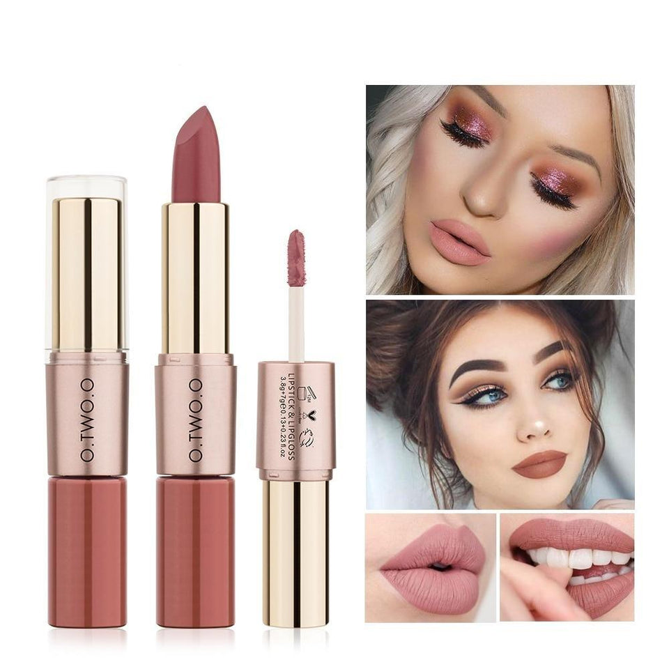 Matte Lipstick Duo - Rebel Heat