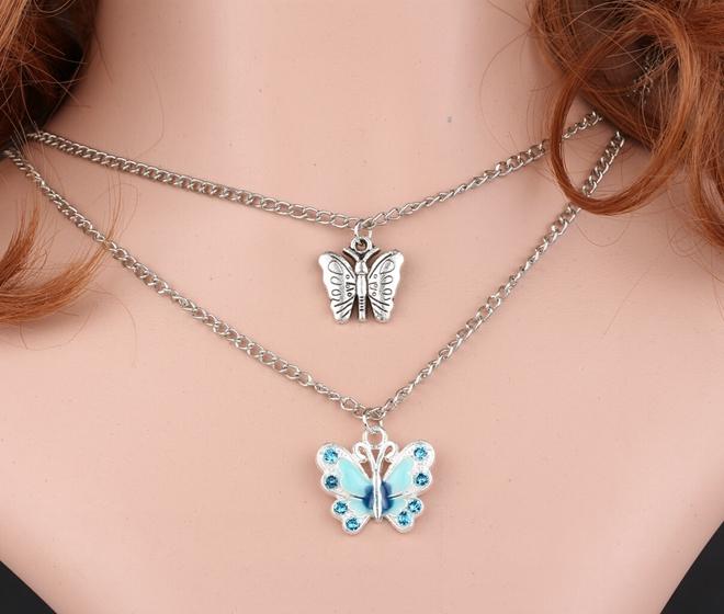 Multi Layered Butterfly Choker - Rebel Heat