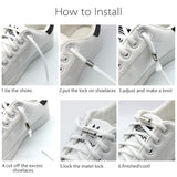 No Tie Shoelaces For Sneakers - Rebel Heat