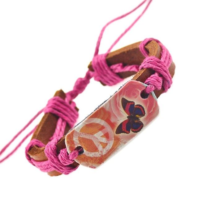 Peace & Love Butterfly Bracelets - Rebel Heat