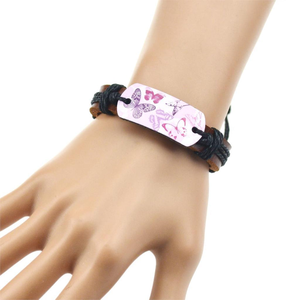 Peace & Love Butterfly Bracelets - Rebel Heat