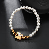 Pearl Butterfly Bracelet - Rebel Heat
