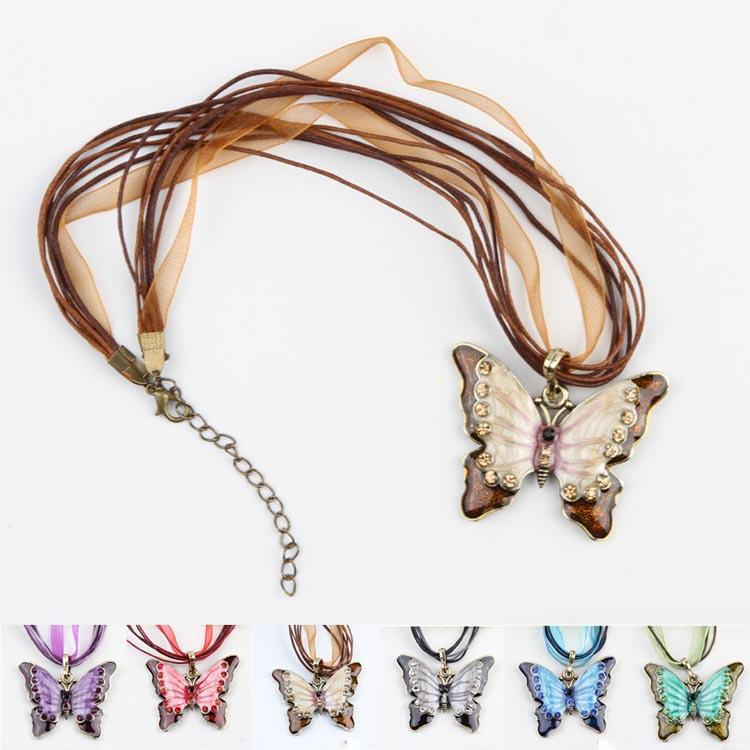 Retro Butterfly Necklace - Rebel Heat
