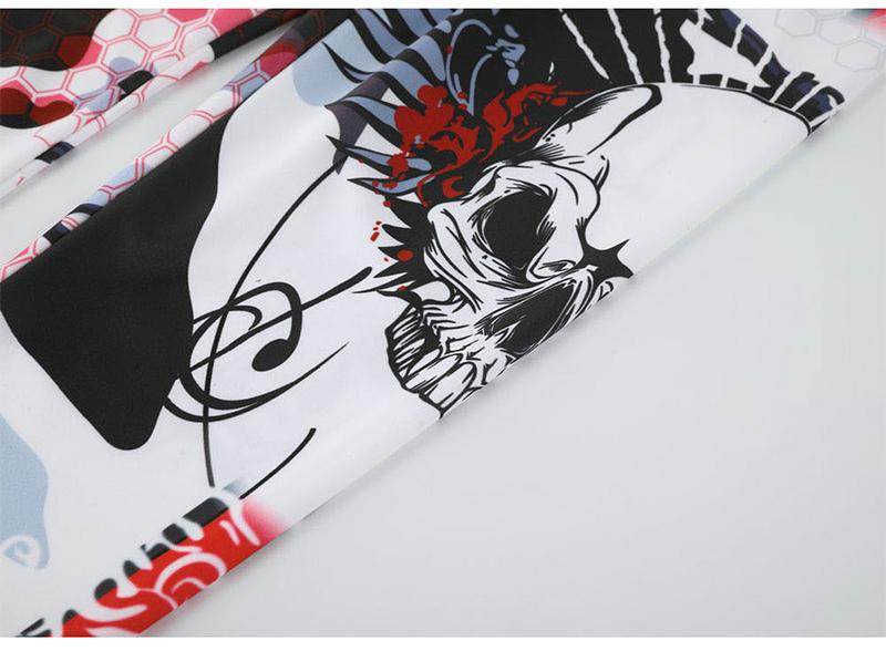 Retro Skull Leggings - Rebel Heat