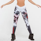 Retro Skull Leggings - Rebel Heat