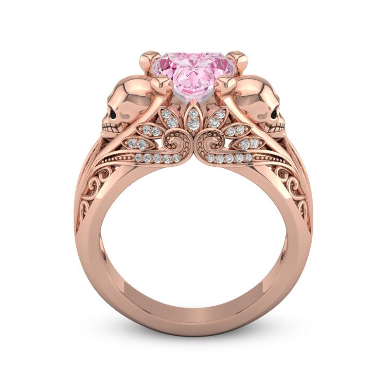 Retro Skull Ring - Rebel Heat
