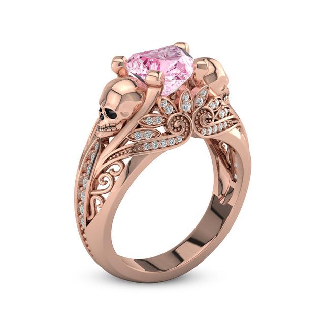 Retro Skull Ring - Rebel Heat