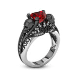 Retro Skull Ring - Rebel Heat